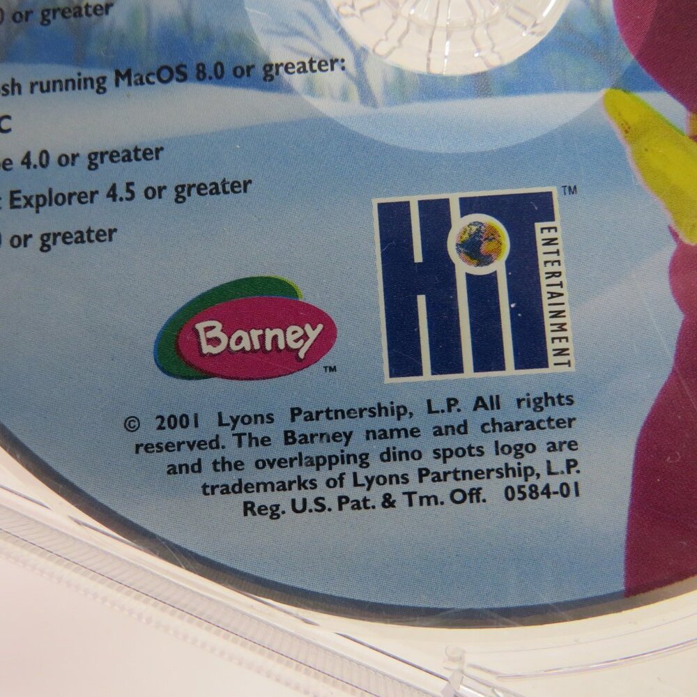 Barney Computer Game OUT OF DATE SOFTWARE - Picture 2 of 5
